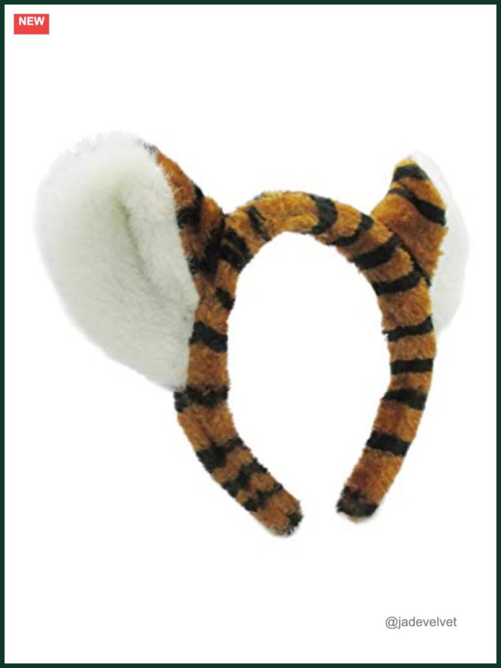 Faux Fur Tiger Headband Adult Costume Accessory for Parties